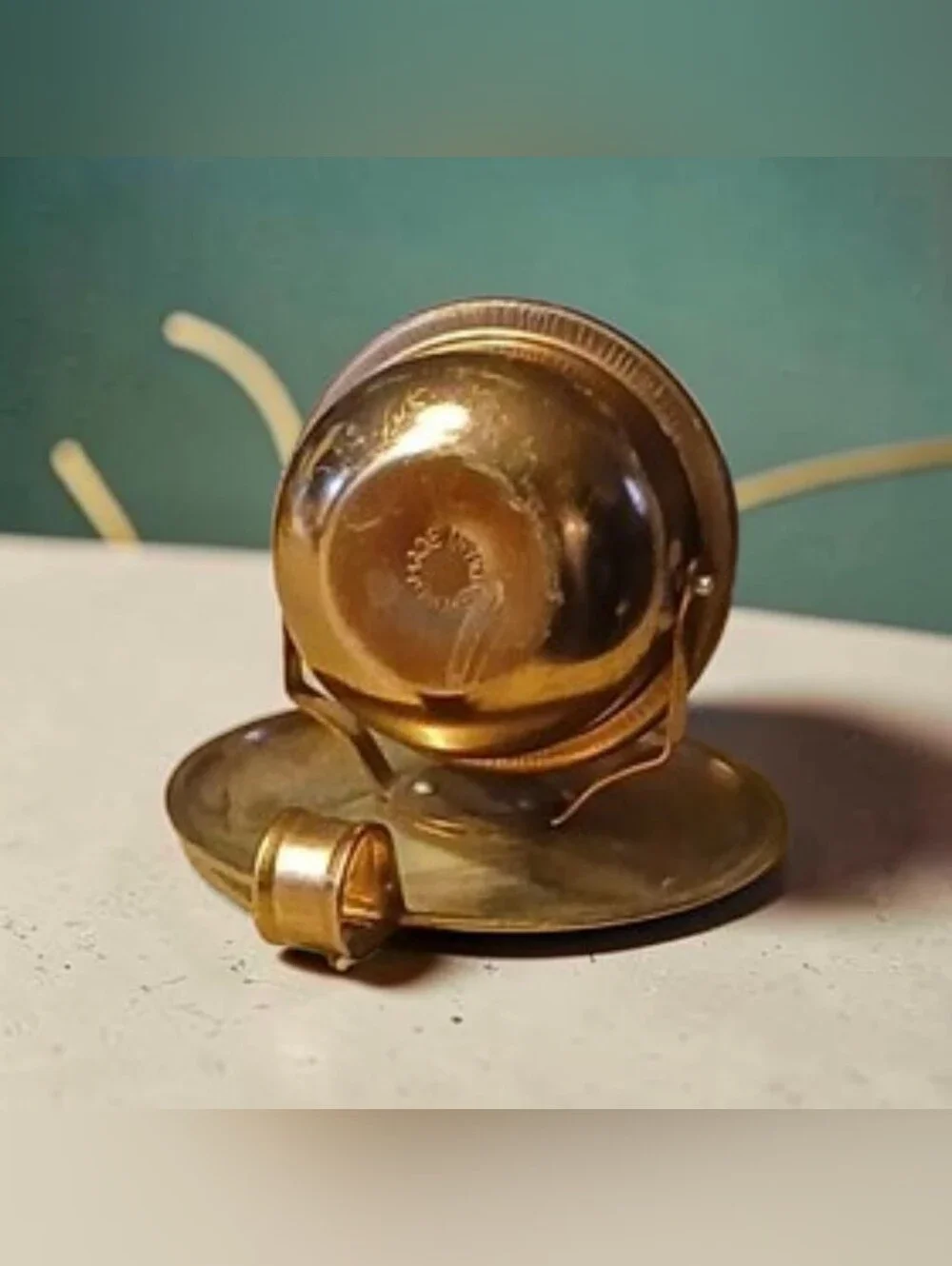 Vintage Miniature Swivel Oil Lamp